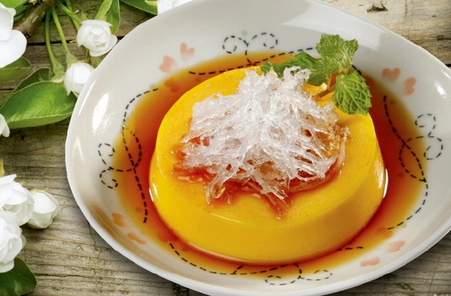 Tổ yến chưng sữa trứng 